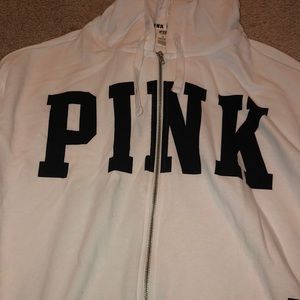 VS PINK zip up hoodie